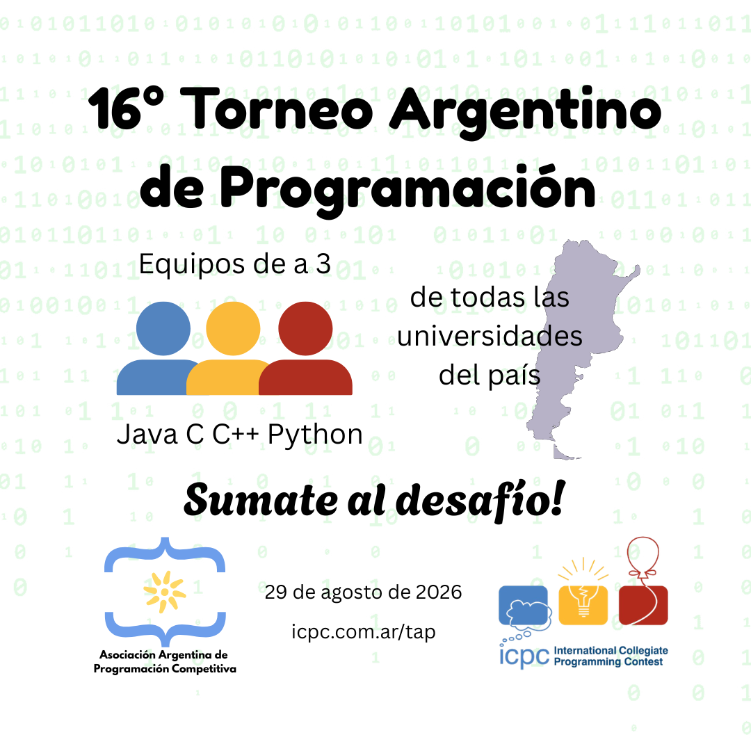 Torneo Argentino de Programación 2026 – Asociación Argentina de ...